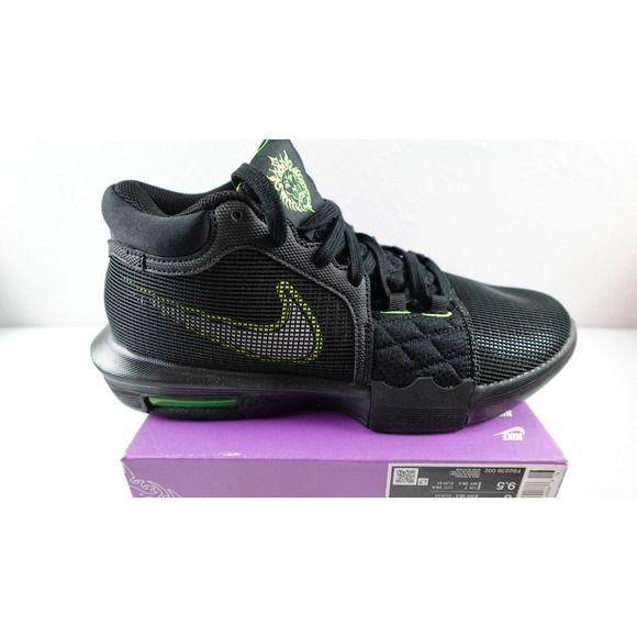 Nike Lebron Witness 8 Basketball Shoes Men\'s Size 8 Black Volt FB2239 002 NEW